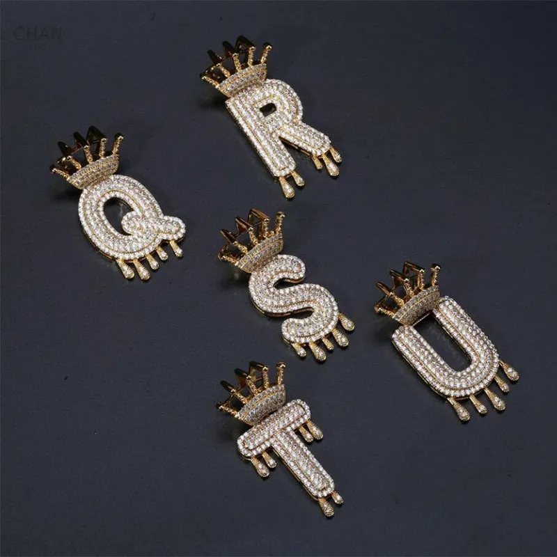 New arrivals Iced Out Bubble Crown And Letters Pendant Name Custom Hiphop Gold Pendant, Silver/black/gold/rose gold/blue avalibale
New arrivals Iced Out Bubble Crown And Letters Pendant Name Custom Hiphop Gold Pendant, Silver/black/gold/rose gold/blue avalibale