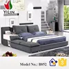 Modern good sleeping tata design fabric Platform bed for bed room B852