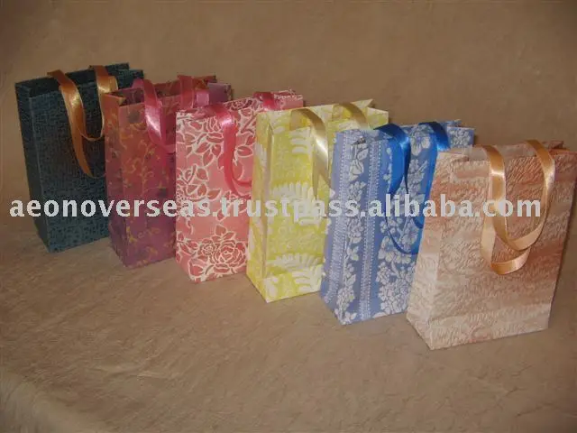 Handmade Paper Gift Packaging Bags