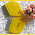 Yellow cute mini kid lice comb for your girl