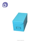 Home organizer color parrtern cd dvd cardboard storage flip paper box