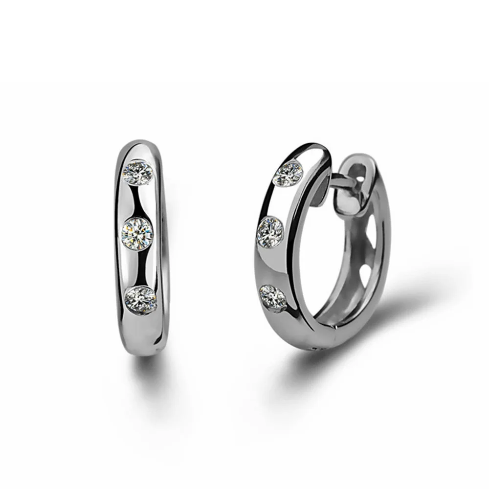 Micro Inlay Zircon Antique 925 Sterling Silver Earring with fine silver jewellery 
Micro Inlay Zircon Antique 925 Sterling Silver Earring with fine silver jewellery