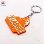 Custom 3D/2D design soft PVC keychain/keyring