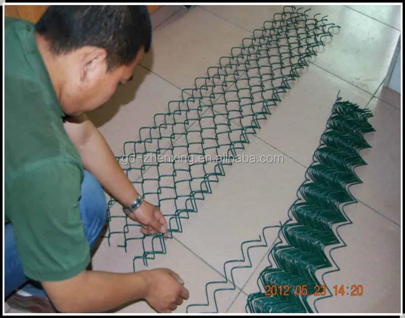 PVC-coated garden chain link fence