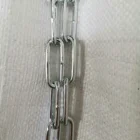 DIN763 Welded Long Galvanized Steel Link Chain twisted Link Chain 4mm Chain