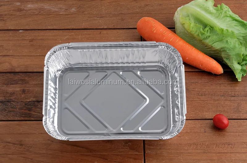 Aluminium foil chicken grill lunch box alumunium food packaging container