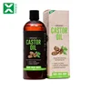OEM natural 100% castor oil 30ml boby moisture face pure castor oil for hair with vitamin C