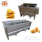 Commercial Automatic Potato Crisps Frying Machinery Fried Chicken Machine Plantain Banana Chips Deep Fryer