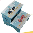 Hot Sale Wholesale wooden 2 step stool for kids