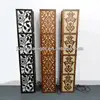 Carved standing floor lamp wood for hotel decoration