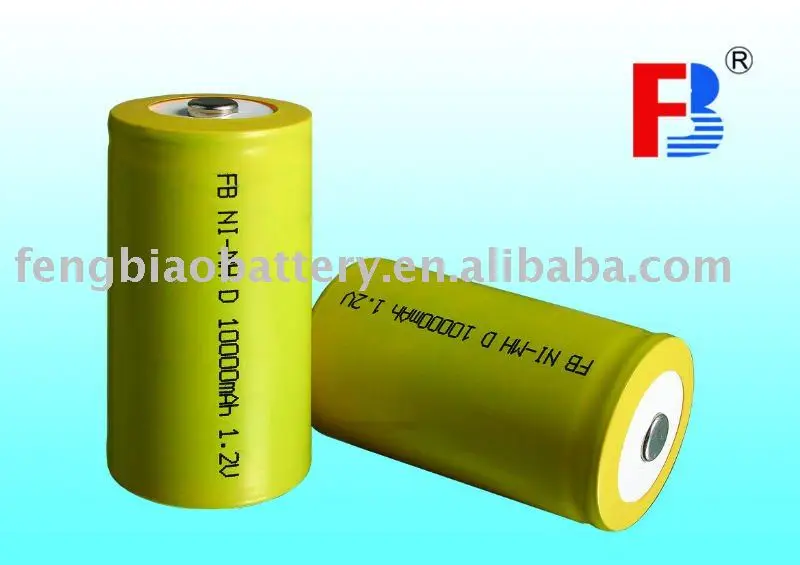 NI-MH D 10000mAh 1.2V battery pack