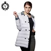 COUTUDI Slim double-breasted jean collar ultra light down the russian winter woman outdoor sexy parka
