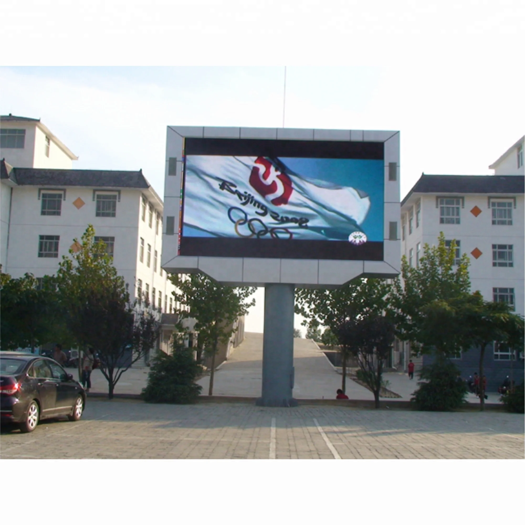 custom size big screen outdoor led tv panel advertising p10 outdoor fixed led display