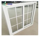 Fixed arch top double glazing pvc casement window