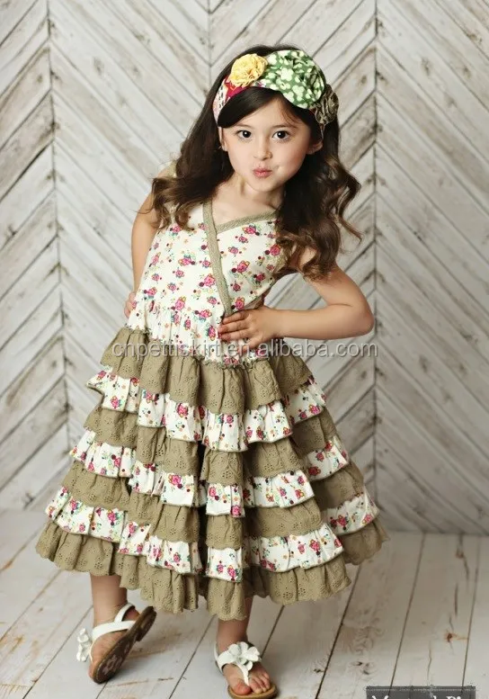 2016新しい人気マスタードパイリメイク女の子ブティック卸売子供ブティック服仕入れ・メーカー・工場