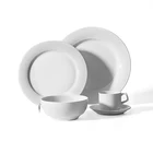 White ceramic dinner plates set price 2019 new style porcelain dinner sets restaurant Dinner Ware Set Ceramic