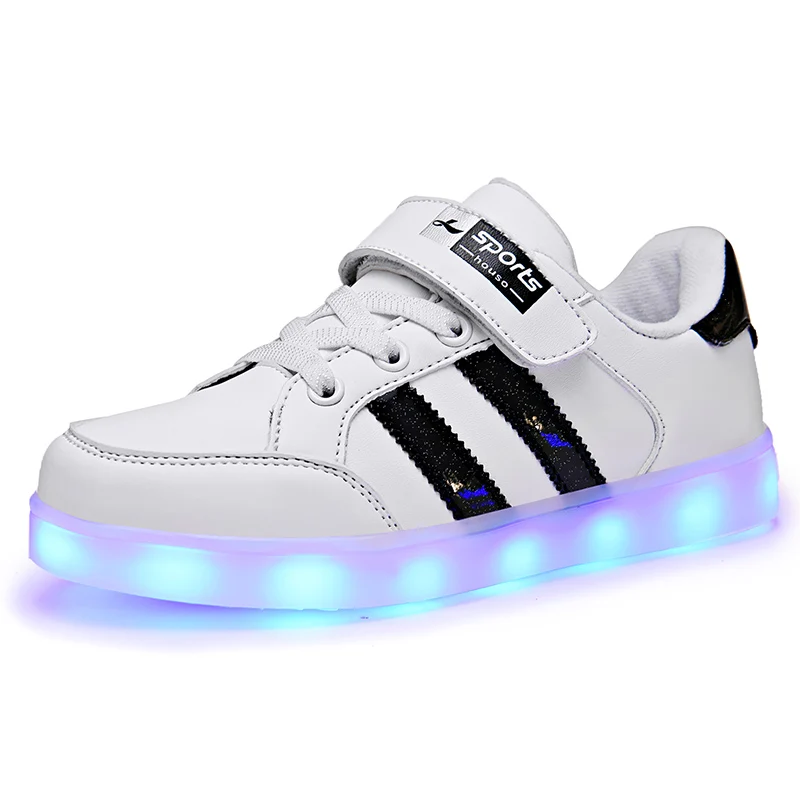 Walk Shoes Students Glitter Waterproof LED Light Shoes USB Rechargeable Colorful Luminous Shoes, Picture
Walk Shoes Students Glitter Waterproof LED Light Shoes USB Rechargeable Colorful Luminous Shoes, Picture