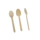 Disposable bamboo wood utensils dinnerware sets wooden cutlery