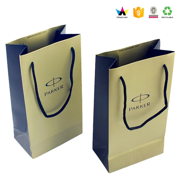 full color printing custom paper gift bags