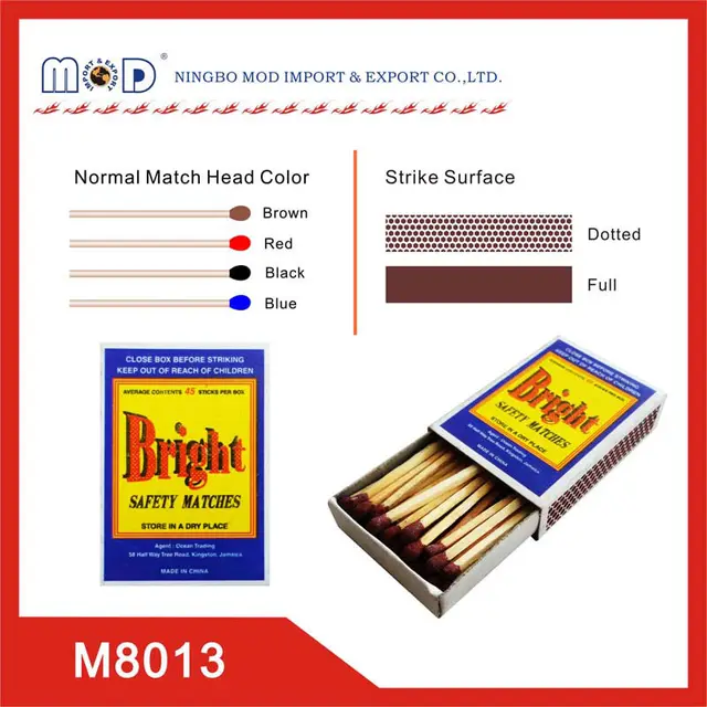 customized safety matches