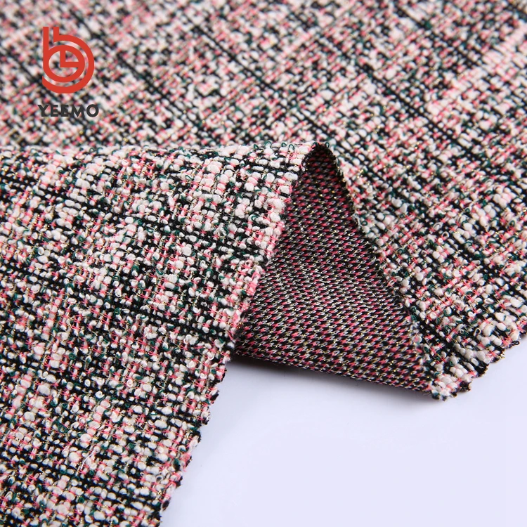tweed knit fabric