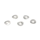 High Pressure Single saddle elastic DIN137 bright surface stainless steel Flat washer