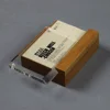 Wooden Solid Square Universal Crystal Display A5 Acrylic Price Tag Mobile Shop Table Top Display