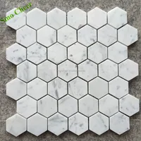 Carrara White Marble Honed 2 Inch