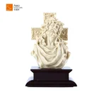 Resinic Religious Jesus Sculpture Nativity Scene Figurine Craft For Outdoor Garden Decoration