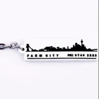 Keychain Factory Keyring Custom Logo 3D Soft Rubber PVC Keychain