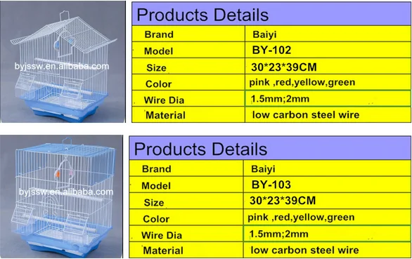 Wholesale Chinese Wire Mesh Bird Cage ( 2015 Hot Sale, Large Stock, Fast Delivery, Hiqh Quality)