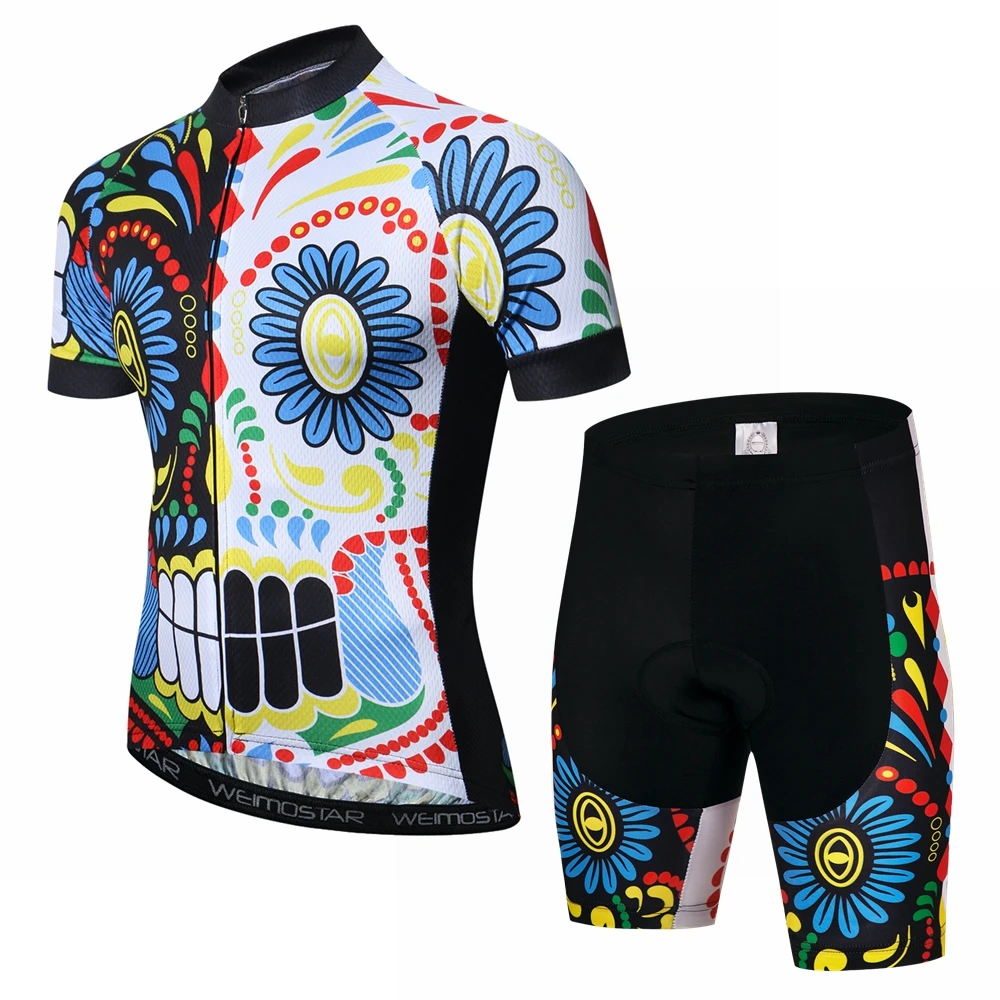 Men Cycling Jersey Set Short Sleeve 3D Padded Shorts Bicycle Clothing MTB Bike Clothes Skull Reflective
Men Cycling Jersey Set Short Sleeve 3D Padded Shorts Bicycle Clothing MTB Bike Clothes Skull Reflective