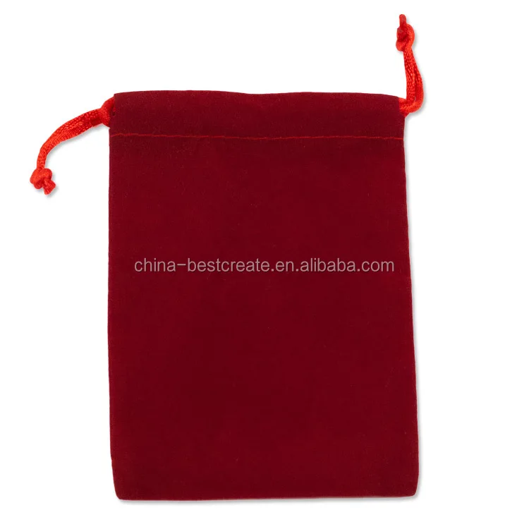 yellow drawstring velvet pouch for gift packing wedding bags