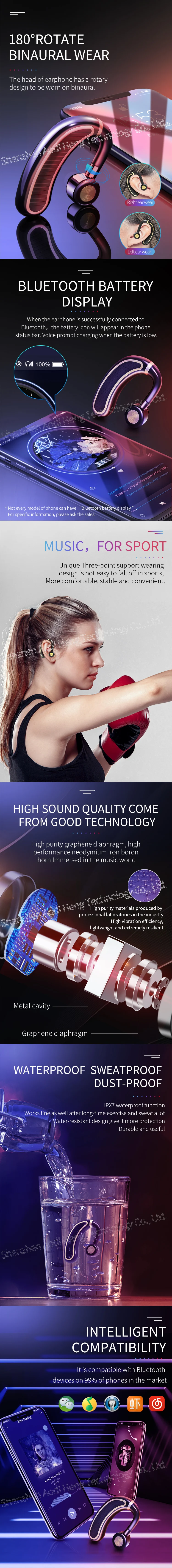 100% Original Oem Cell Phone Mobile earhook headphones wireless bluetooth earphone With Remote Mic EO-IG955 For s8 plus s7 s6 s9 - ANKUX.COM