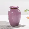Crackled Ceramic Porcelain Mini Tea Container