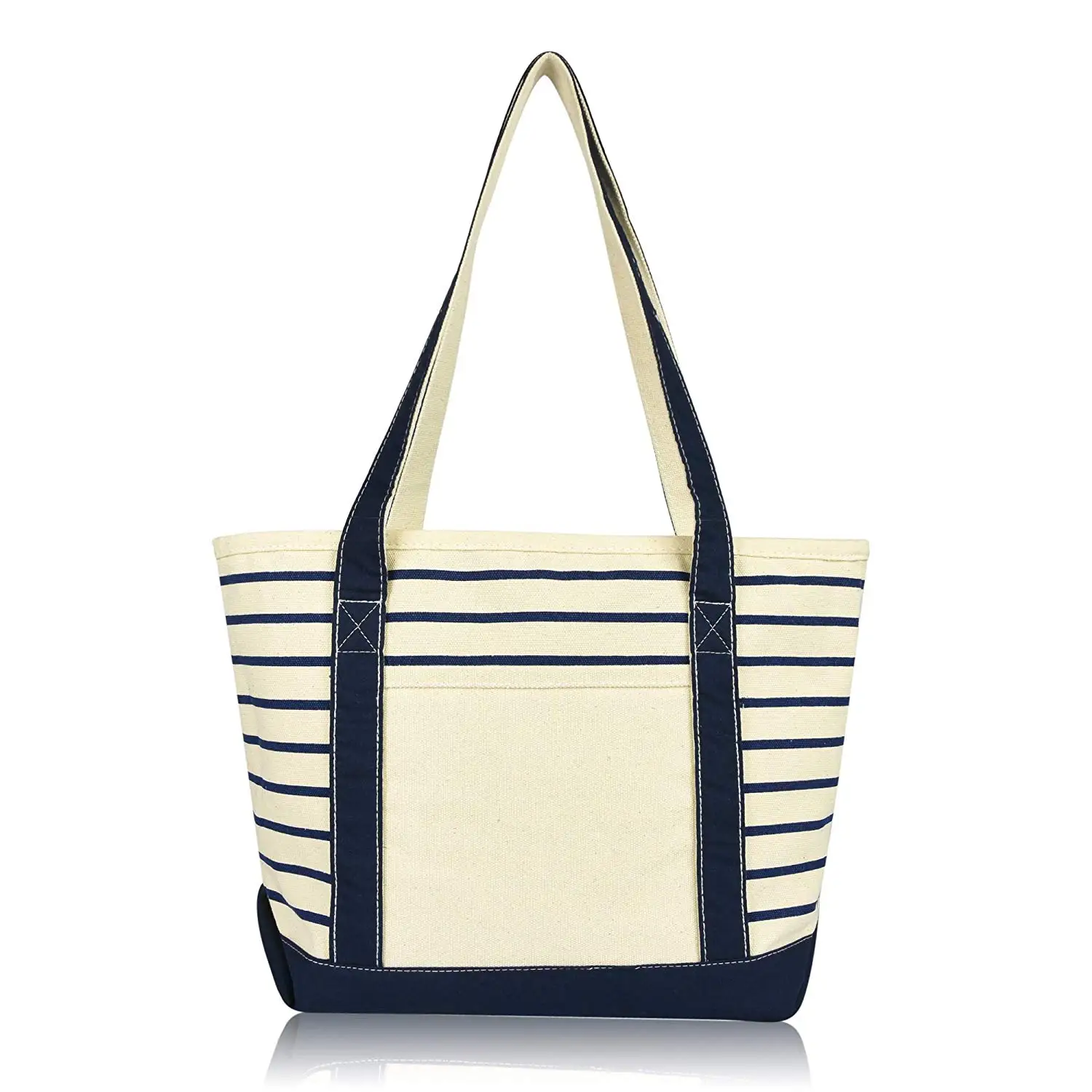 New design fashionable eco friendly natural organic promotional canvas zipper stripe Tote deluxe shoulder cotton bag with logo
New design fashionable eco friendly natural organic promotional canvas zipper stripe Tote deluxe shoulder cotton bag with logo