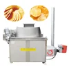 Automatic batch diesel snacks frying machine potato chips frying machine price