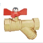 Forged CW617n Brass Ball Valve with Strainer Y Type Filter