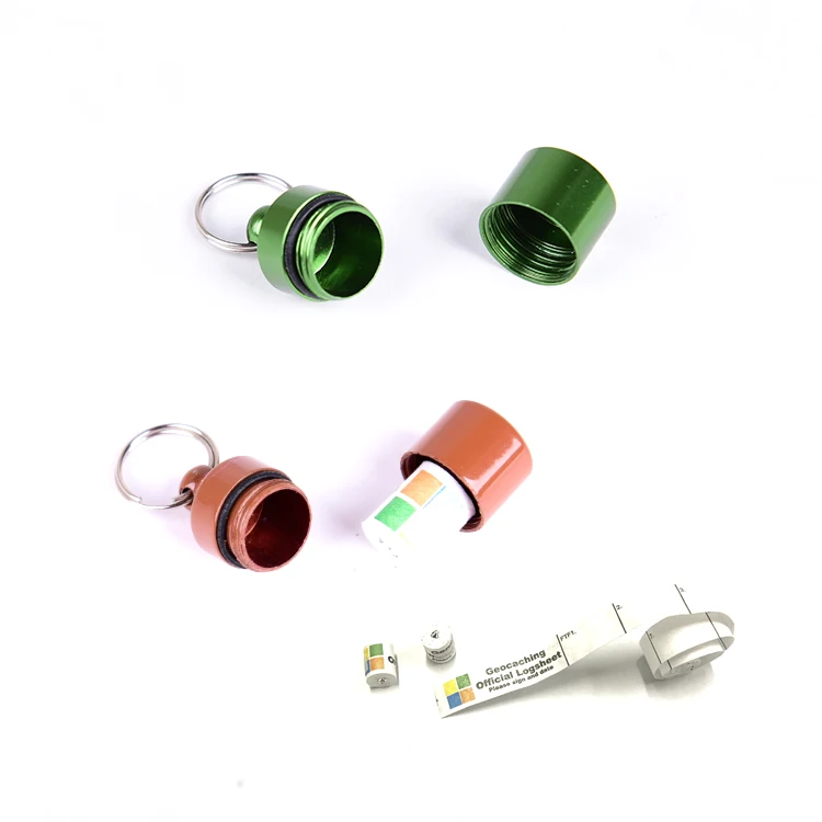 12*21mm Soobo Aluminum Mini Sealed Hanging Caching Supplies Geocache Hides Bison Tube Anodized Container
12*21mm Soobo Aluminum Mini Sealed Hanging Caching Supplies Geocache Hides Bison Tube Anodized Container