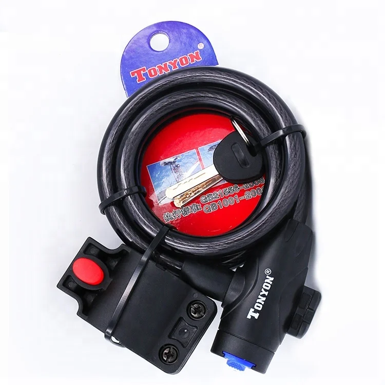 TONYON Bicycle Accessories TY588E Universal Multicolor Mountain Bike Cable Lock 112mm MTB Road Bicycle Lock, Blue, green, pink, orange, white, black, purple
TONYON Bicycle Accessories TY588E Universal Multicolor Mountain Bike Cable Lock 112mm MTB Road Bicycle Lock, Blue, green, pink, orange, white, black, purple