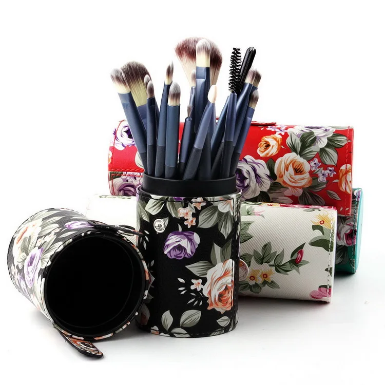 Professional Purple Makeup Box Case Cosmetic Storage Tube Empty PU Makeup Brush Cylinder Case, As pics
Professional Purple Makeup Box Case Cosmetic Storage Tube Empty PU Makeup Brush Cylinder Case, As pics