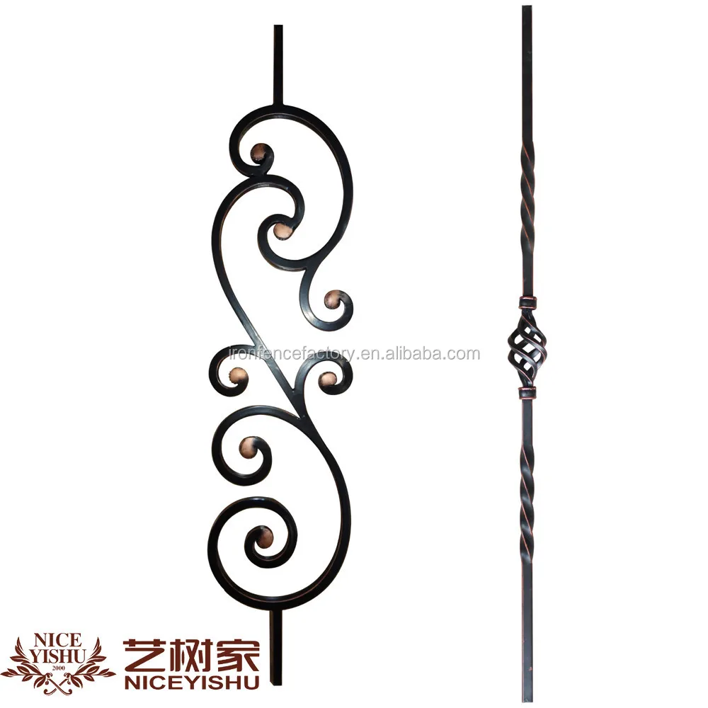 Indoor Decorative Wrought Iron Handrailing Components/iron Pickets