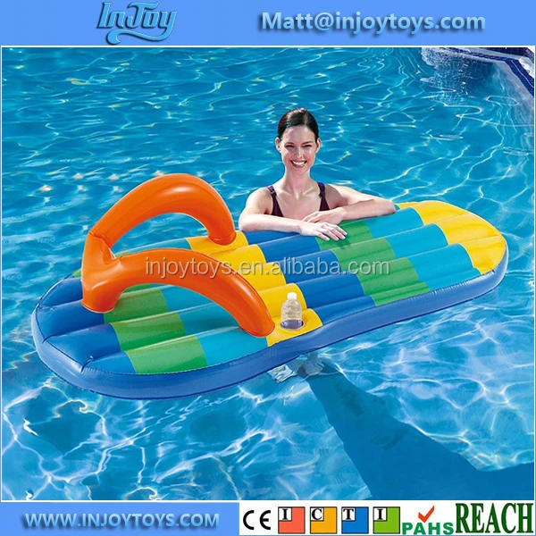 inflatable flip flop raft