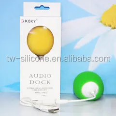 Super Mini Audio Dock Music Sponge Ball Speaker 3.5MM Audio - ANKUX Tech Co., Ltd