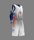 new style basketball jersey sublimated basketball shorts White best basketball jersey design