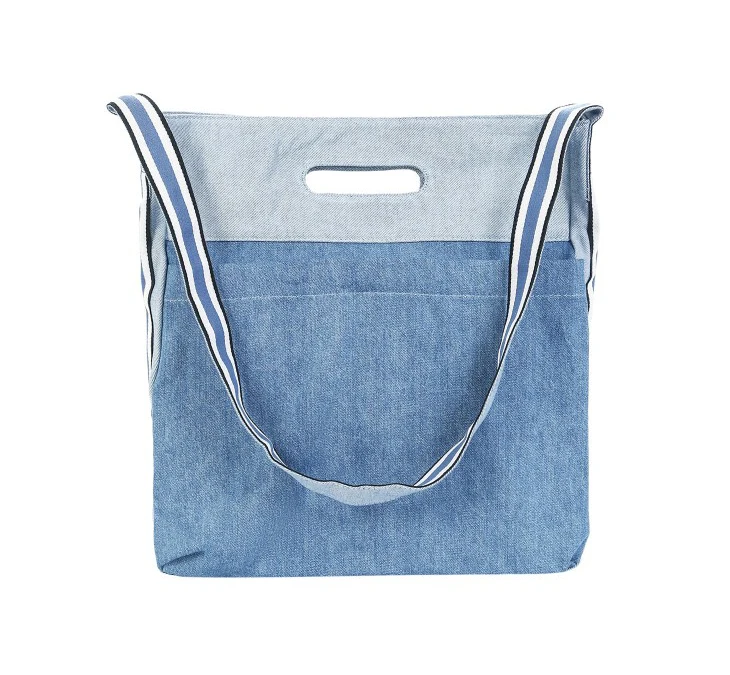 Custom high quality 2021 new design denim tote bag, Any color from our color card
Custom high quality 2021 new design denim tote bag, Any color from our color card