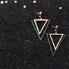 triangle women accessories imitation jewelry earing