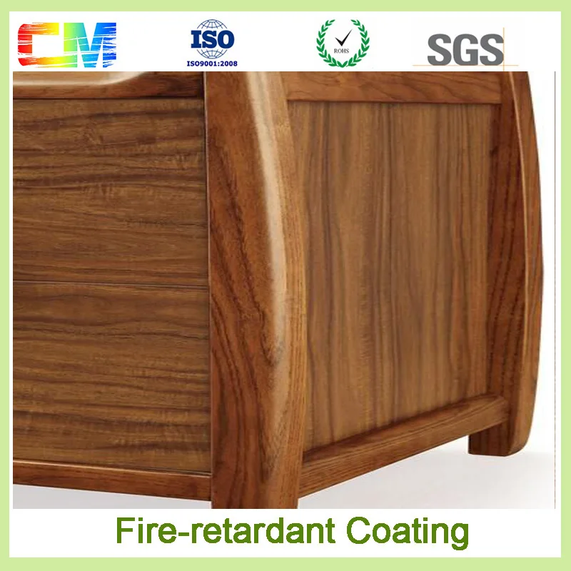 High quality anti chemical fireproof spray scratch resistant wood paint