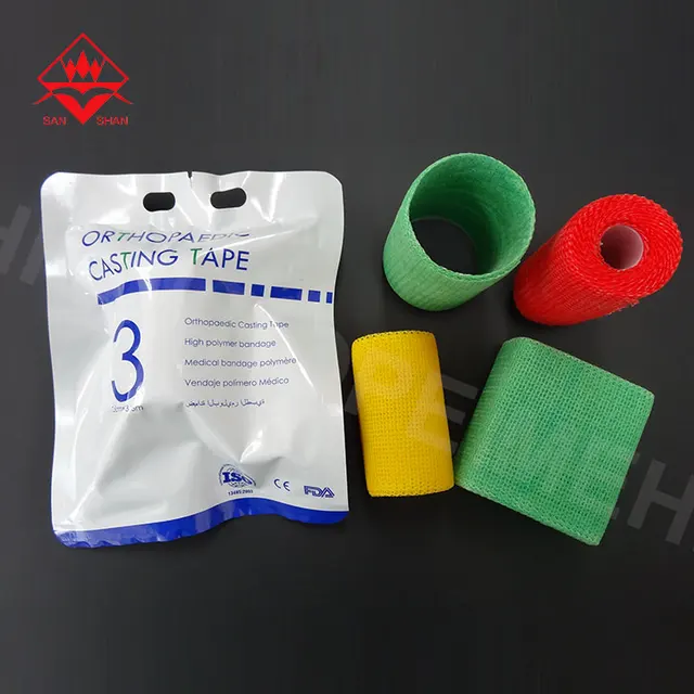 CE ISO Approved Durable Medical Fiberglass Casting Orthopedic Bandage
