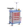 SKR054-ET Hospital Medical Emergency Trolley Equipment With Drawers